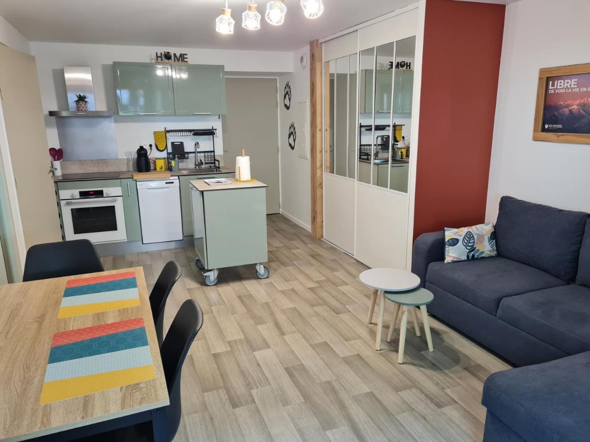 Appartement Rez-De-Jardin Terrasse Aulus-les-Bains Eksteriør bilde